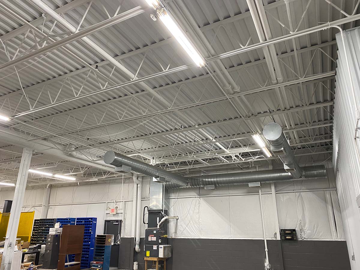 after affordable commercial interior ceiling painting company